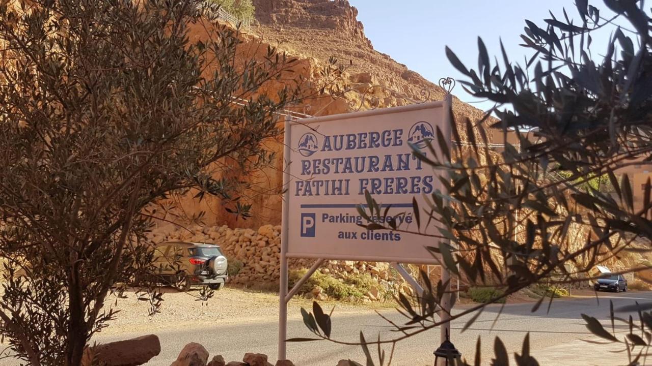 Auberge Restaurant Fatihi Freres Tinghir Bagian luar foto